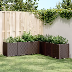 Questa fioriera da giardino è un'ottima scelta per crescere piante rampicanti nel vostro giardino, patio e terrazza. Material ...
