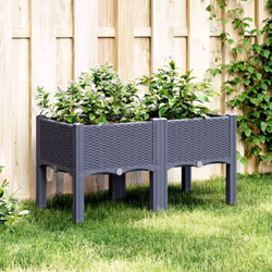 Questa fioriera da giardino è un'ottima scelta per crescere piante rampicanti nel vostro giardino, patio e terrazza. Material ...