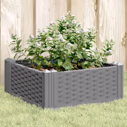 Coltivate le vostre verdure, delle erbe aromatiche o semplicemente dei fiori decorativi in questa fioriera da giardino pratic ...