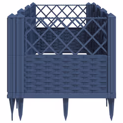 VidaXL 368019 fioriera Polipropilene (PP) Blu, Grigio - Vista aggiuntiva 4