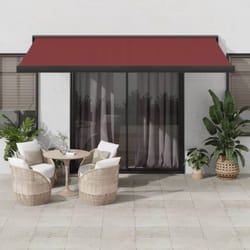 Vidaxl - Tenda da Sole Retrattile Automatica Bordò 450x300 cm