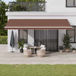 Create un posto bello e fresco nel vostro patio e proteggetevi dai raggi UV con questa tenda da sole retrattile! Tessuto resi ...