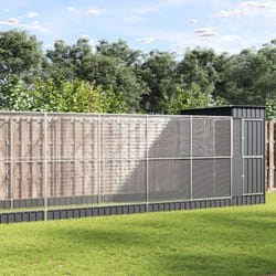 Vidaxl - Voliera con Estensione Argento 623x203x216 cm in Acciaio