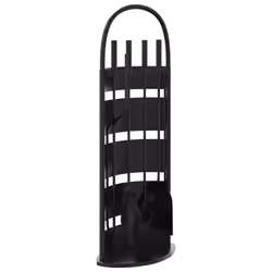 Set Attrezzi per Caminetto 5 pz 23x15x66 cm in Acciaiocod mxl 88999 - Vista aggiuntiva 2
