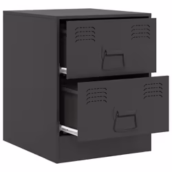 VidaXL 841619 comodino Nero - Vista aggiuntiva 7