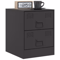 VidaXL 841620 comodino Nero - Vista aggiuntiva 4