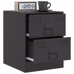 VidaXL 841620 comodino Nero - Vista aggiuntiva 5