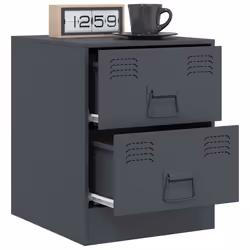 VidaXL 841624 comodino Antracite - Vista aggiuntiva 4