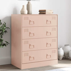 Credenza Rosa 67x39x83 cm in Acciaio vidaXL702706