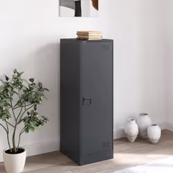 vidaXL Credenza Antracite 34,5x39x107 cm in Acciaio - Vista aggiuntiva 3
