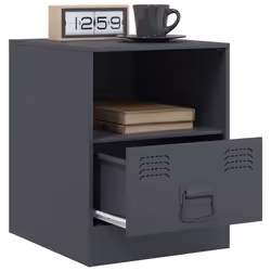 VidaXL 841756 comodino Antracite - Vista aggiuntiva 4