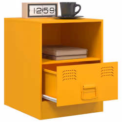 VidaXL 841758 comodino Giallo - Vista aggiuntiva 4