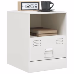 VidaXL 841761 comodino Bianco - Vista aggiuntiva 4