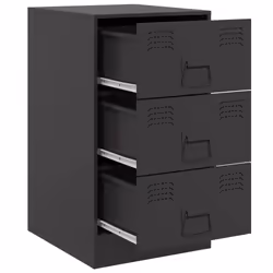 VidaXL 841775 comodino Nero - Vista aggiuntiva 7