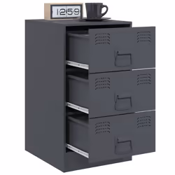 VidaXL 841780 comodino Antracite - Vista aggiuntiva 5