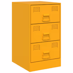 VidaXL 841782 comodino Giallo - Vista aggiuntiva 5