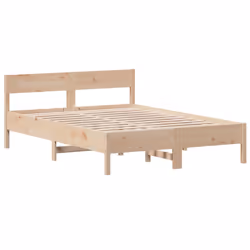 vidaXL Letto senza Materasso 120x200 cm in Legno Massello di Pino - Vista aggiuntiva 3