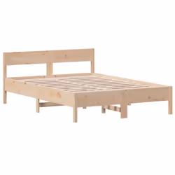 Giroletto con Testiera 135x190 cm in Legno Massello di Pinocod mxl 110916 - Vista aggiuntiva 3