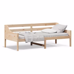 vidaXL Dormeuse senza Materasso 80x200 cm in Legno Massello di Pino - Vista aggiuntiva 2