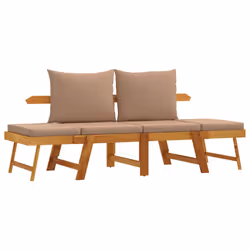 VidaXL 367582, Grigio talpa, Legno di acacia, 110 kg, Adulti e bambini, 740 mm, 660 mm