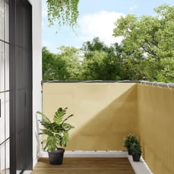 Vidaxl - Paravento da Balcone Sabbia 120x500 cm 100% Poliestere Oxford 44482