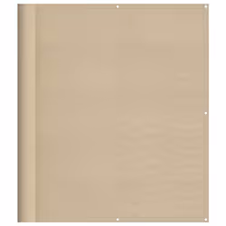 Paravento da Balcone Beige 120x700 cm 100% Poliestere Oxfordcod mxl 90042 - Vista aggiuntiva 2