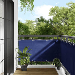 Paravento da Balcone Blu 75x700 cm 100% Poliestere Oxford Vidaxl 46013