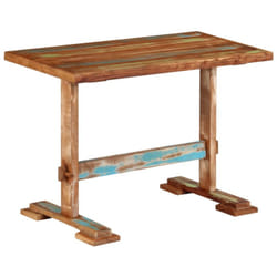 Vidaxl - Tavolo da Pranzo 110x55x78 cm in Legno Massello di Recupero 949263
