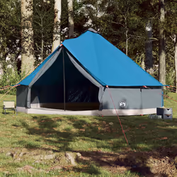 vidaXL Tenda Familiare Tipi per 12 Persone Blu Impermeabile - Vista aggiuntiva 3