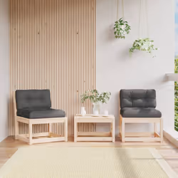 Questi divani da giardino in legno con i cuscini saranno un'ottima aggiunta al vostro giardino, terrazza o patio per chiacchi ...