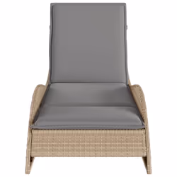 VidaXL 368281 sedia da esterno Salone Seduta imbottita Rattan sintetico, Acciaio Grigio - Vista aggiuntiva 4