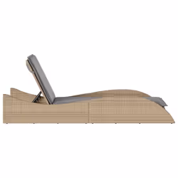 VidaXL 368281 sedia da esterno Salone Seduta imbottita Rattan sintetico, Acciaio Grigio - Vista aggiuntiva 5