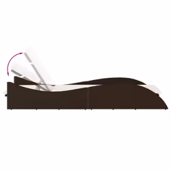 VidaXL 368288 sedia da esterno Salone Seduta imbottita Rattan sintetico, Acciaio Crema, Bianco - Vista aggiuntiva 7