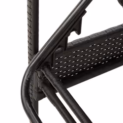 VidaXL 368299 sedia da esterno Salone Seduta imbottita Rattan sintetico, Acciaio Crema, Bianco - Vista aggiuntiva 8