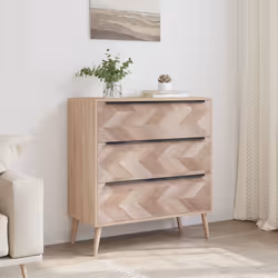 Finori Cassettiera Lusk 03A Rovere Sonoma 80x38,5x87 cm - Vista aggiuntiva 3