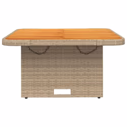 VidaXL 368271 tavolo da esterno Beige, Marrone - Vista aggiuntiva 5