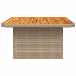 VidaXL 368271 tavolo da esterno Beige, Marrone - Vista aggiuntiva 6