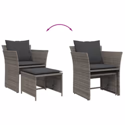 VidaXL 368618 set mobili da esterno - Vista aggiuntiva 8