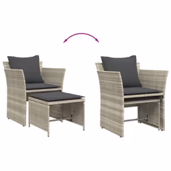 VidaXL 368621 set mobili da esterno - Vista aggiuntiva 8