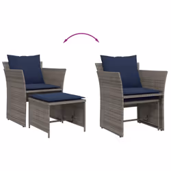VidaXL 368623 set mobili da esterno - Vista aggiuntiva 8