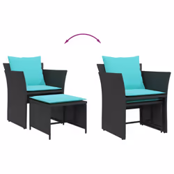 VidaXL 368624 set mobili da esterno - Vista aggiuntiva 8