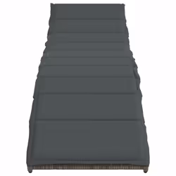 VidaXL 368247 sedia da esterno Salone Seduta imbottita Rattan sintetico, Acciaio Grigio - Vista aggiuntiva 4