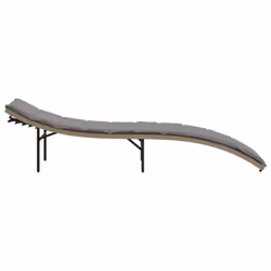 VidaXL 368249 sedia da esterno Salone Seduta imbottita Rattan sintetico, Acciaio Grigio - Vista aggiuntiva 5