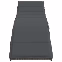VidaXL 368253 sedia da esterno Salone Seduta imbottita Rattan sintetico, Acciaio Grigio - Vista aggiuntiva 5