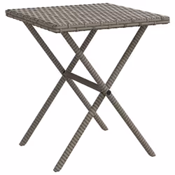 VidaXL 368253 sedia da esterno Salone Seduta imbottita Rattan sintetico, Acciaio Grigio - Vista aggiuntiva 6