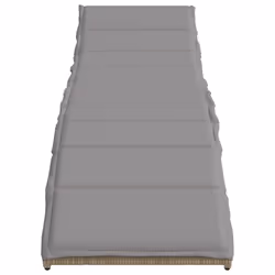 VidaXL 368255 sedia da esterno Terrazzo Seduta imbottita Rattan sintetico, Acciaio Grigio - Vista aggiuntiva 4