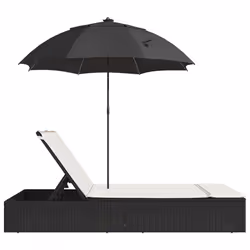 VidaXL 368081 sedia da esterno Salone Seduta imbottita Rattan sintetico, Acciaio Crema, Bianco - Vista aggiuntiva 5