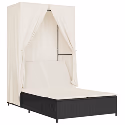 VidaXL 368099, Salone, Seduta imbottita, Rattan sintetico, Acciaio, Crema, Bianco, 280 kg, 1040 mm