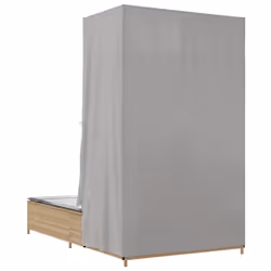 VidaXL 368102 sedia da esterno Salone Seduta imbottita Rattan sintetico, Acciaio Grigio - Vista aggiuntiva 6