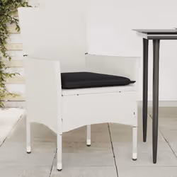 Rilassatevi e godetevi l'aria aperta con queste comode sedie da giardino! Materiale resistente: Il rattan PE, noto anche come ...